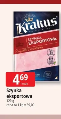 Szynka eksportowa Krakus promocja w Leclerc