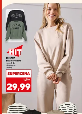 Bluza dresowa Esmara promocja w Kaufland