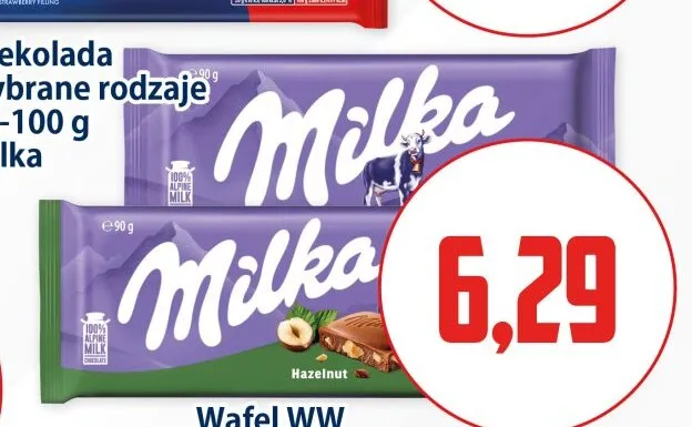 Czekolada Milka Hazelnut promocja w Kupiec