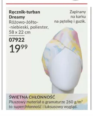 Ręcznik-turban Dreamy promocja w AVON