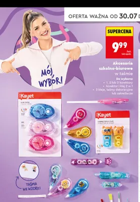 Taśmy dekoracyjne Kayet promocja w Biedronka