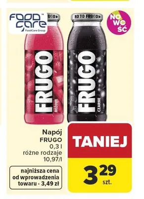Napój Frugo Czarne promocja w Carrefour Market