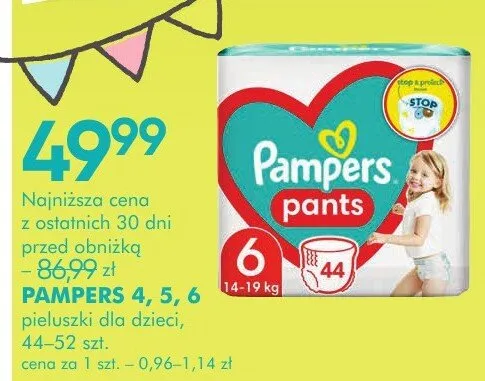 Pieluchy dla dzieci 4, 5, 6 promocja w Super-Pharm