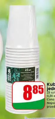 Kubki papierowe jednorazowe Grill & Chill promocja w Dino