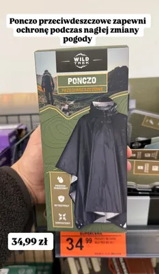 Ponczo przeciwdeszczowe promocja w Biedronka
