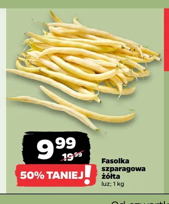 Fasolka szparagowa żółta promocja w Netto