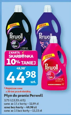 Płyn do prania Perwoll Black Detergent renew promocja w Auchan