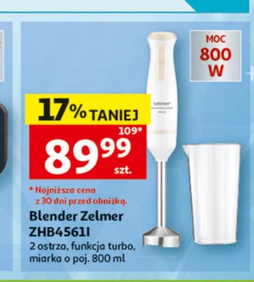 Blender Zelmer ZHB4561I promocja w Auchan