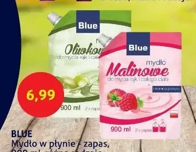 Mydło w płynie zapas Blue Malinowe promocja w Blue Stop