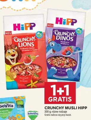 Crunchy Musli HiPP Crunchy Lions promocja w Stokrotka