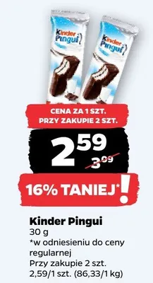 Kanapka Kinder Pingui promocja w Netto