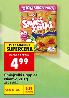 Śmiejżelki Happies Nimm2 promocja w Biedronka