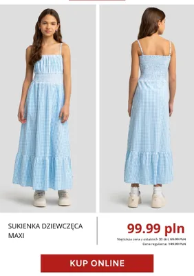 Sukienka dziewczęca maxi BIG STAR promocja w BIG STAR