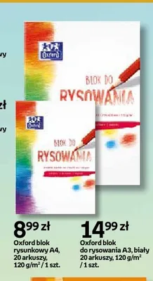 Oxford blok rysunkowy A4 promocja w Empik