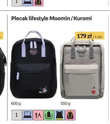 Plecak lifestyle Moomin promocja w Empik