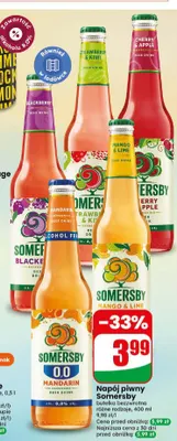 Napój piwny Somersby Cherry & Apple promocja w Dino