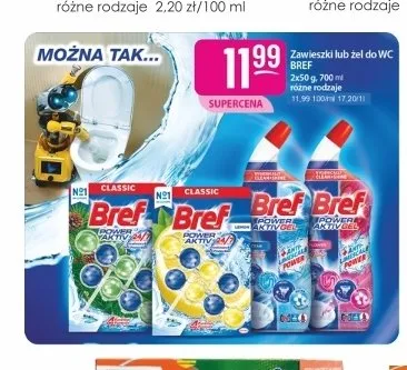 Zawieszki do WC Bref 2-pak promocja w Drogerie Jasmin