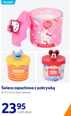 Świeca zapachowa z pokrywką Disney Mickey Mouse Berry Bubbly Boom promocja w Action