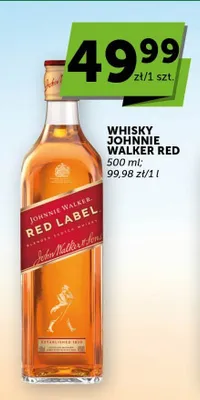 Whisky Johnnie Walker Red Label promocja w Groszek