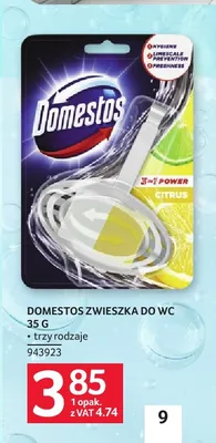 Zawieszka do WC Domestos promocja w Selgros