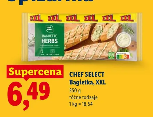 Bagietka XXL Chef Select promocja w Lidl