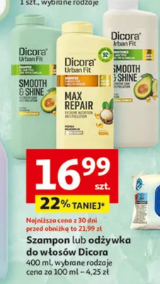 Szampon lub odżywka do włosów promocja w Auchan