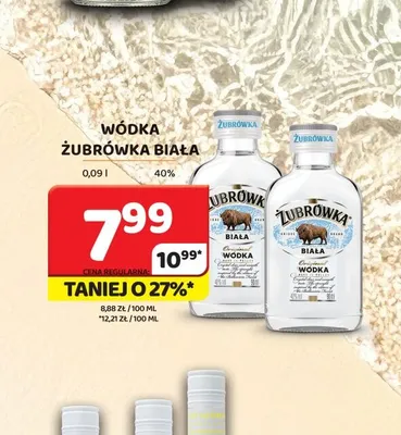 Wódka Żubrówka Biała promocja w Delfin