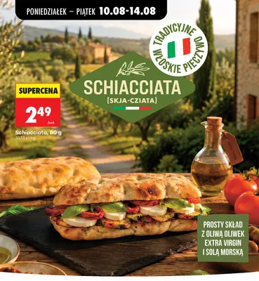 Schiacciata promocja w Biedronka