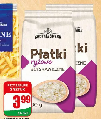 Płatki ryżowe błyskawiczne Kuchnia Smaku promocja w Dino