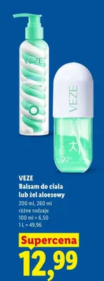 Żel aloesowy Veze Aloe Vera promocja w Lidl