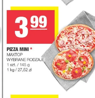 Pizza mini Maxtop promocja w SPAR