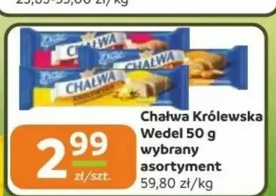Chałwa Królewska Wedel 50g promocja w Gama