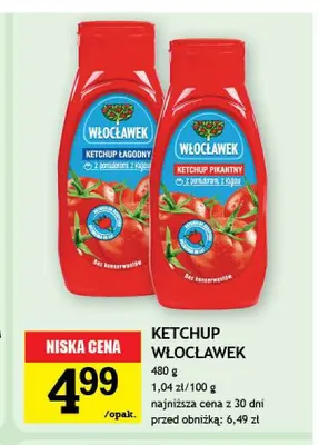 Ketchup pikantny Włocławek promocja w Gram Market