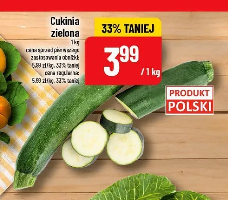 Cukinia zielona promocja w POLOmarket