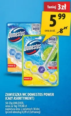 Zawieszka WC Domestos Power promocja w Arhelan
