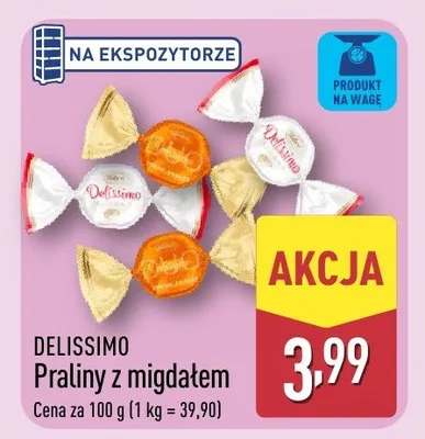 Praliny z migdałem promocja w Aldi