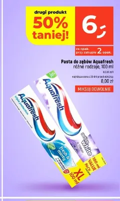 Pasta do zębów Aquafresh promocja w Dealz