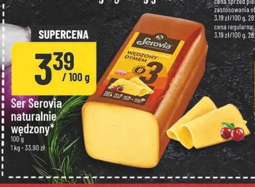 Ser Serovia naturalnie wędzony promocja w POLOmarket