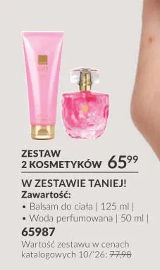 Zestaw balsam do ciała + woda perfumowana Eve One Avon promocja w AVON