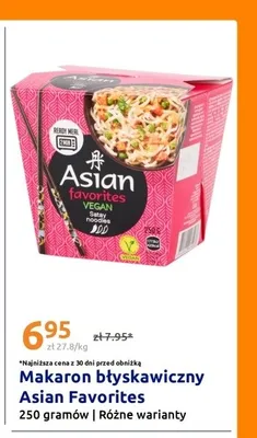 Makaron błyskawiczny Asian Favorites promocja w Action