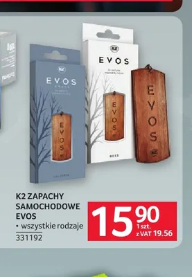 Zapachy samochodowe K2 Evos promocja w Selgros