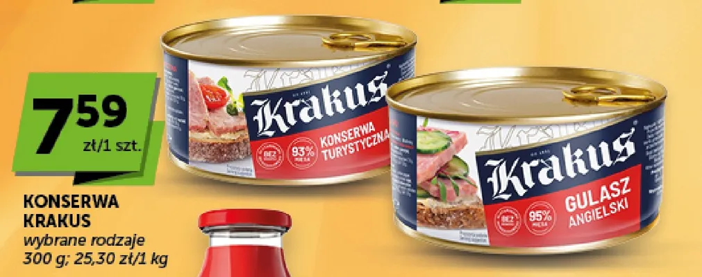 Gulasz angielski Krakus promocja w ABC