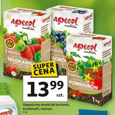 Organiczny nawóz do borówek, truskawek, warzyw promocja w Auchan