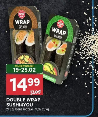 Double wrap salmon promocja w Stokrotka