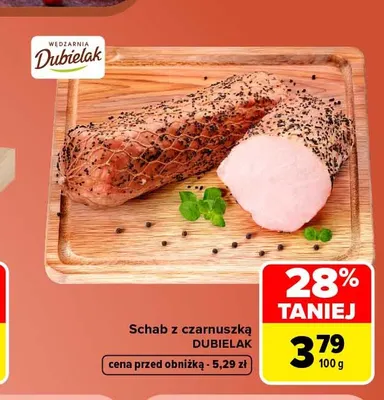 Schab z czarnuszką Dubielak promocja w Carrefour