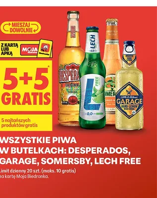 Piwo Garage Hard Lemon promocja w Biedronka
