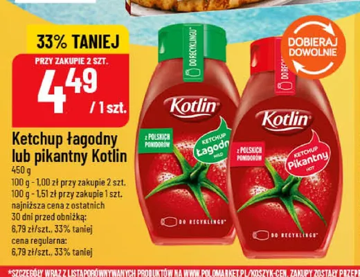 Ketchup pikantny Kotlin promocja w POLOmarket