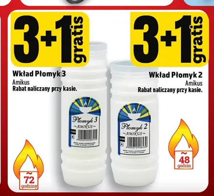 Wkład do zniczy Płomyk 3 Amikus promocja w TOPAZ
