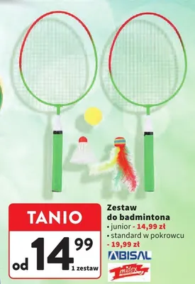Zestaw do badmintona standard w pokrowcu promocja w Intermarche