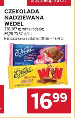 Czekolada nadziewana promocja w Stokrotka
